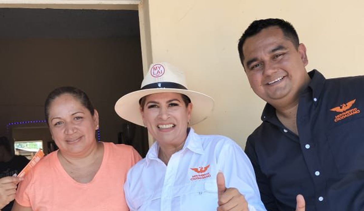 Candidatos de Movimiento Ciudadano recorren zona rural de Mazatlán en campaña