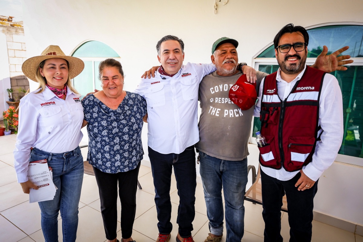 Las sindicaturas de Emiliano Zapata y El Salado, se pronuncian a favor de los candidatos de Morena