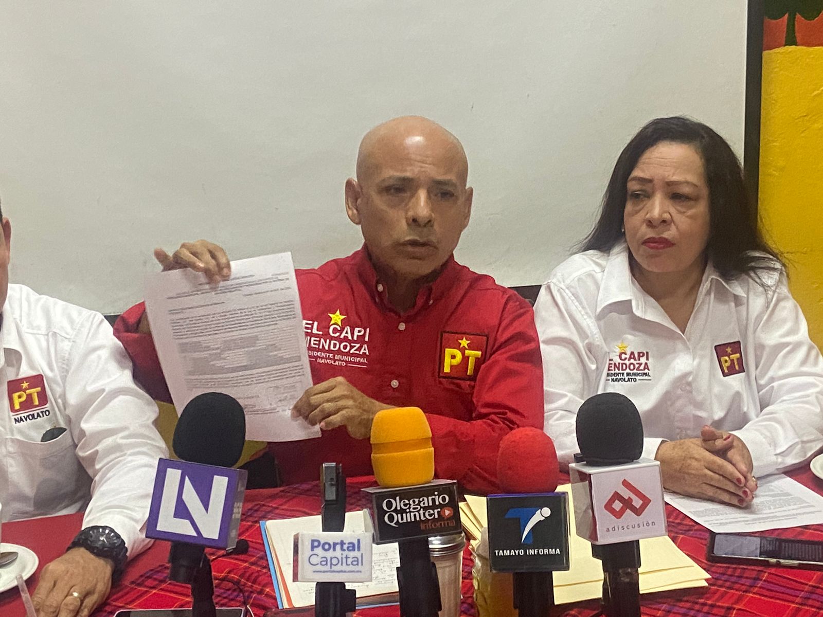 “Pone candidatos a modo para perder”: Capi Mendoza acusa a Leobardo Alcántara de vender el PT en Navolato