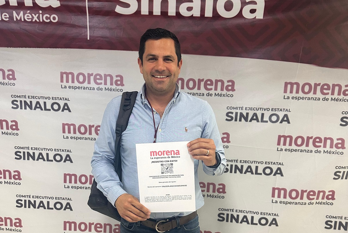 Carlos Escobar va diputación local por Morena en Mazatlán