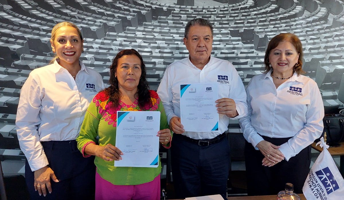 Firman convenio de colaboración CEDH Sinaloa y la asociación Matachines en Los Mochis