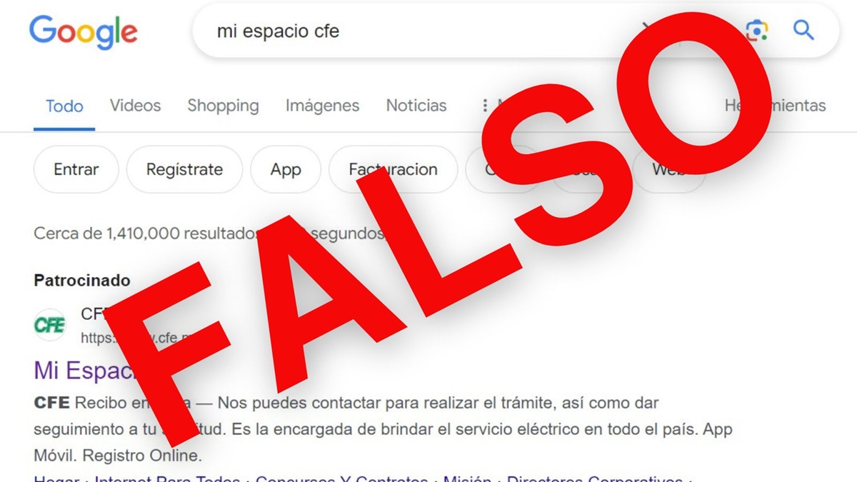 CFE alerta sobre páginas fraudulentas que roban datos; así los puedes identificar