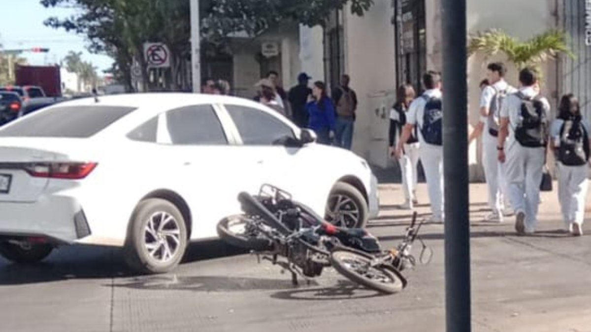 ¡Aún no ponen semáforos! Se registra otro choque en el centro de Culiacán