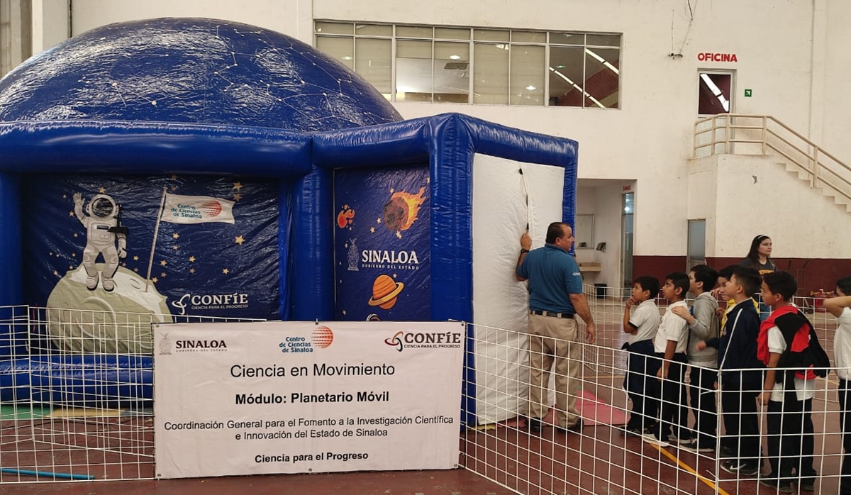 Ciencia en Movimiento llega a Los Mochis para exponer varios módulos a los niños de Ahome