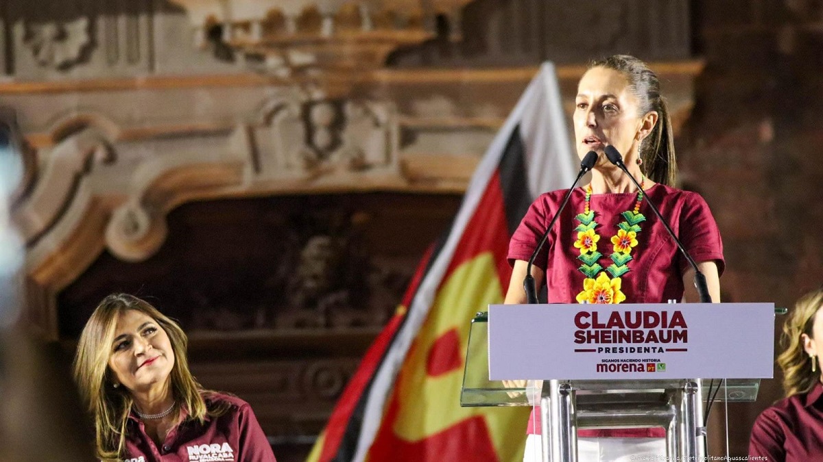 Desde Aguascalientes Claudia Sheinbaum pide vigilar y defender el voto el 2 de junio