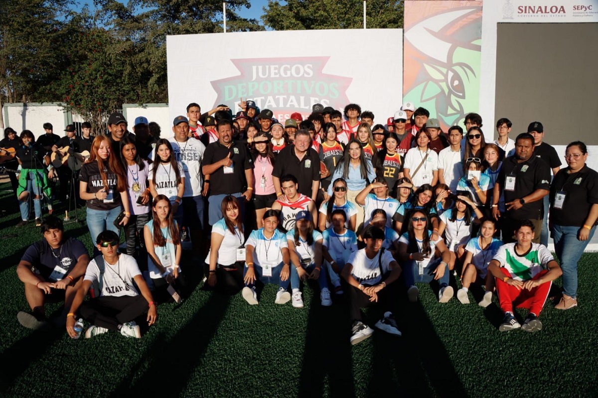Inauguran los Juegos Deportivos Estatales COBAES 2024 en Culiacán