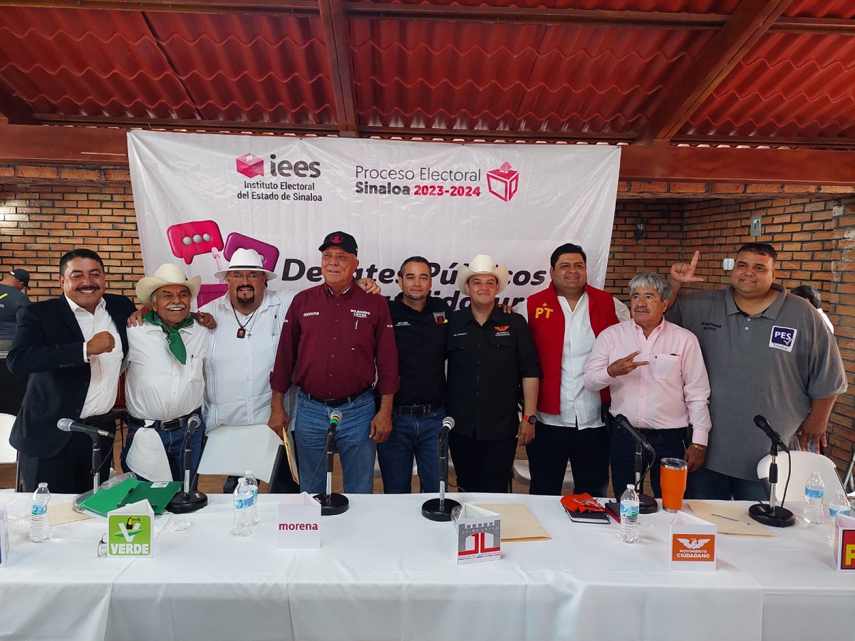 Se desarrolla el debate de los candidatos a la alcaldía de El Fuerte con propuestas y sin confrontaciones