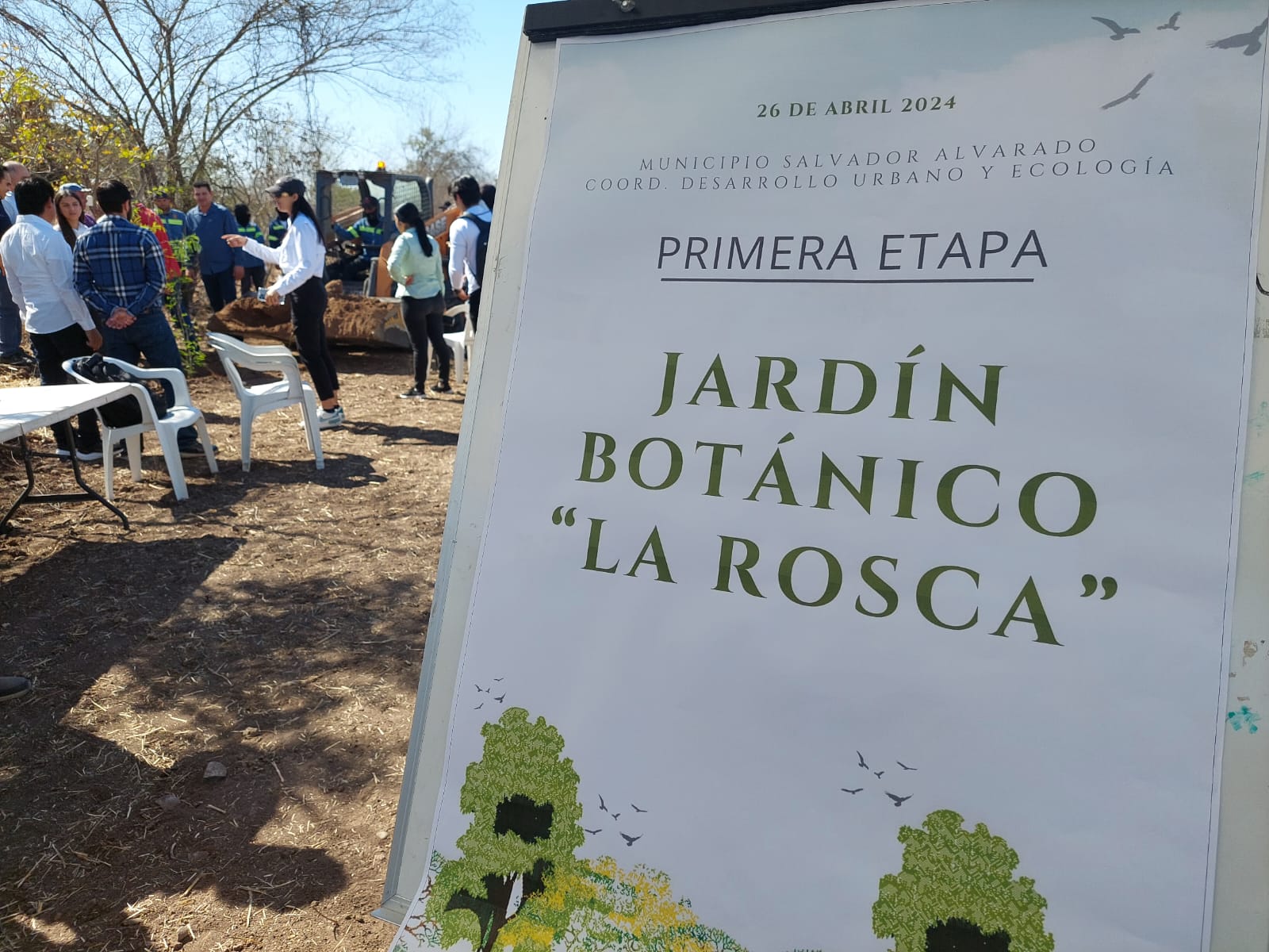 En Salvador Alvarado inician la primera etapa de lo que será el Jardín Botánico