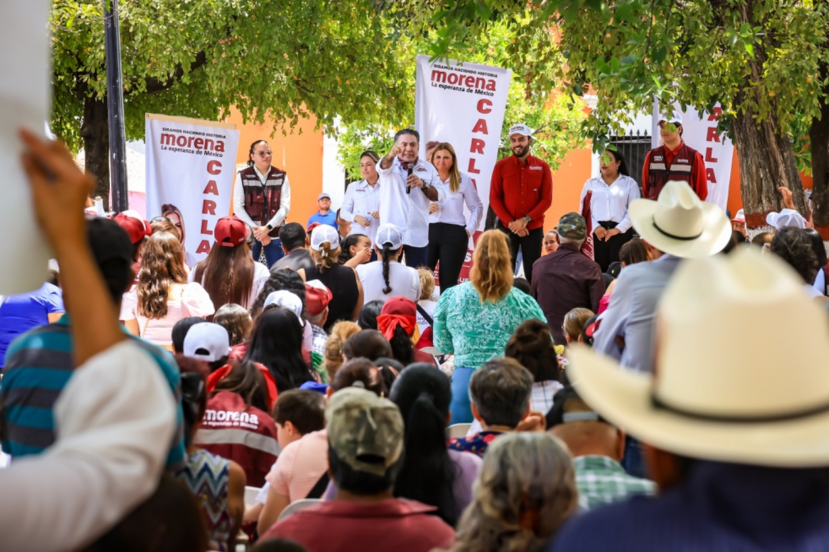 Acompaña Enrique Inzunza campaña de Carla Corrales quien busca la alcaldía de Cosalá