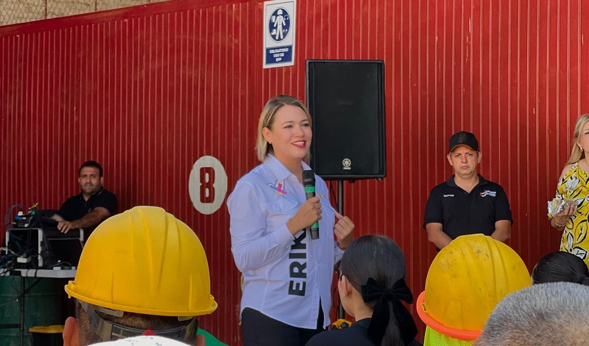 Erika Sánchez reitera su apoyo para la clase trabajadora de Culiacán