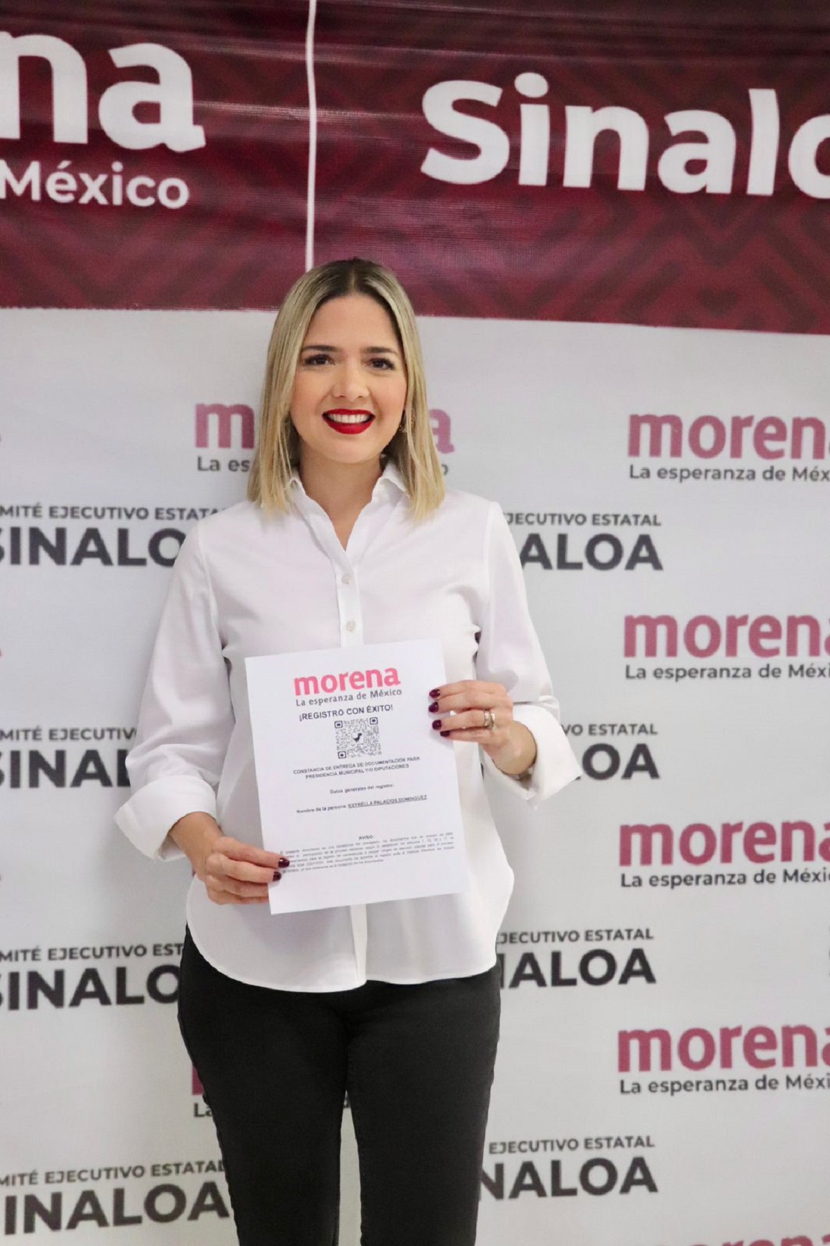‘Lista para hacer historia y convertirme en la primera presidenta municipal de Mazatlán’: Estrella Palacios