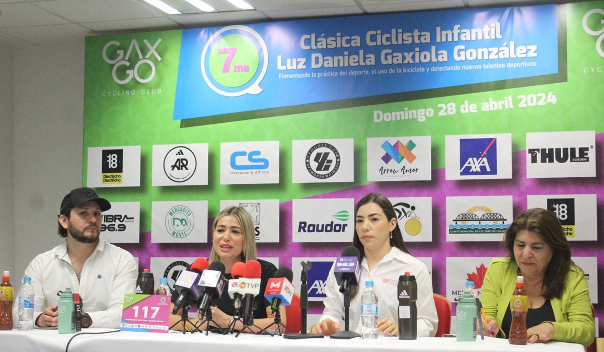 ¡Por los futuros campeones! GaxGo presenta la ‘Clásica Ciclista Infantil Luz Daniela Gaxiola’ en Culiacán