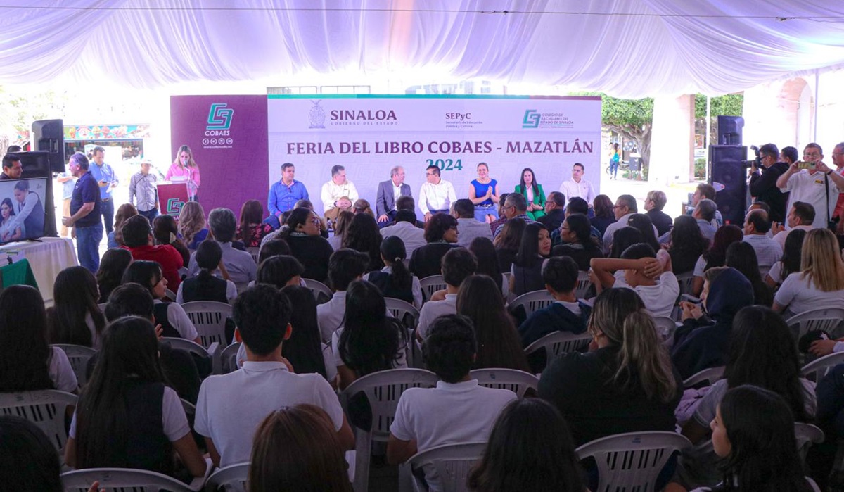 Cobaes inaugura segunda edición de su Feria del Libro en Mazatlán