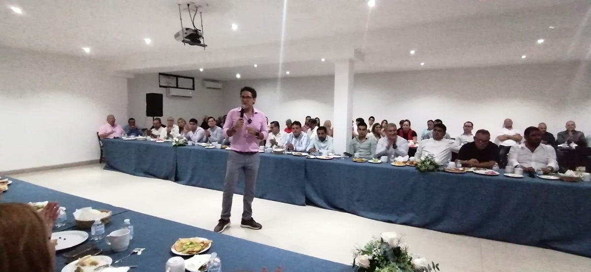 CANACO realiza foro con Juan Alfonso Mejía, candidato a diputado federal por el 01 distrito