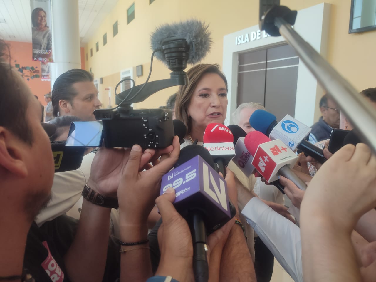 Llegará Xóchitl Gálvez al plantón de productores de maíz para atender su exigencia en el precio