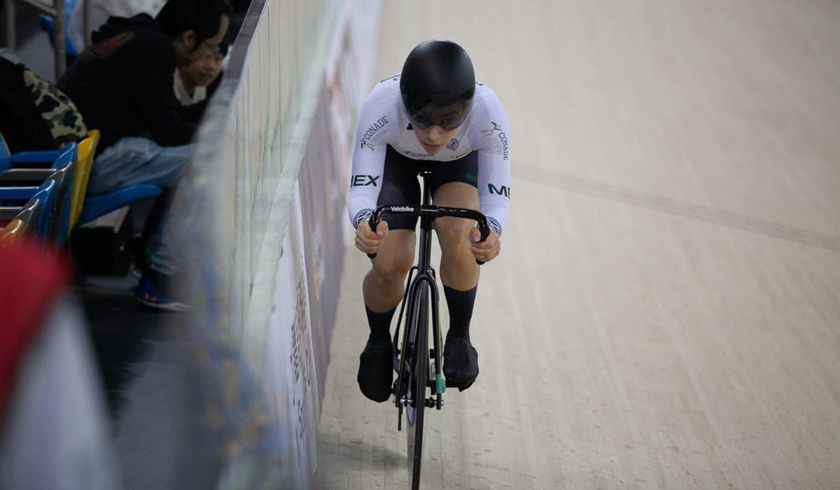 ¡Otro oro! Luz Daniela Gaxiola es campeona en velocidad individual en Panamericano de Ciclismo