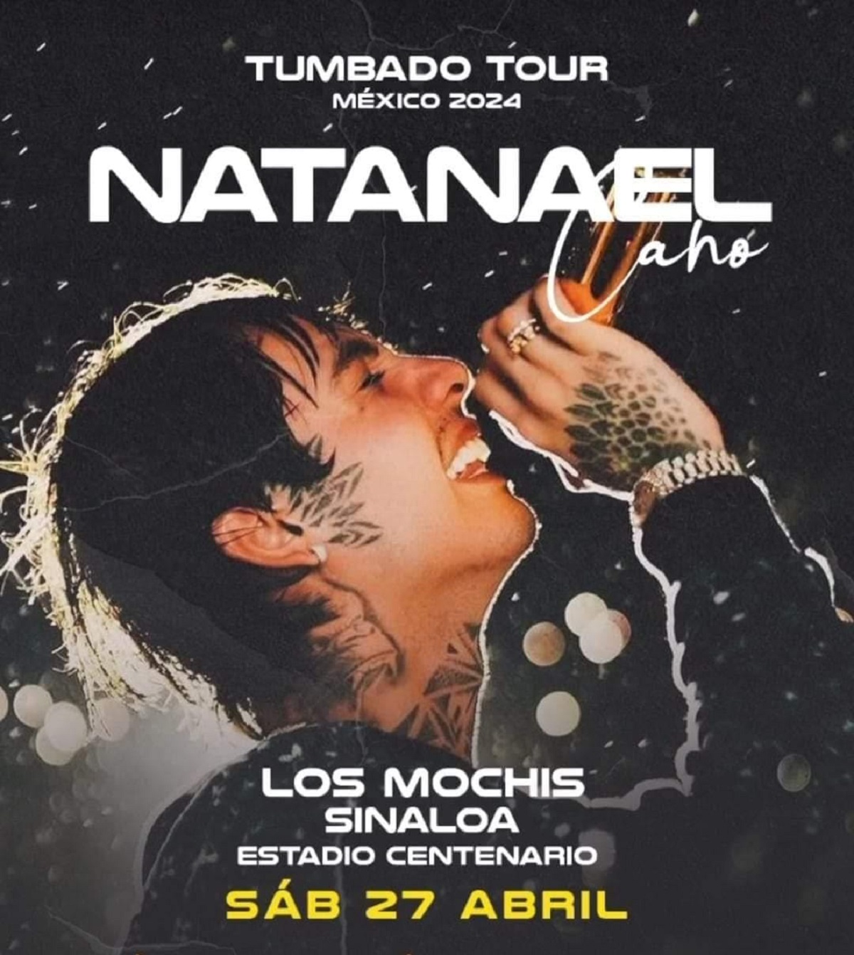 Todo listo para el espectacular concierto de Natanael Cano en Los Mochis