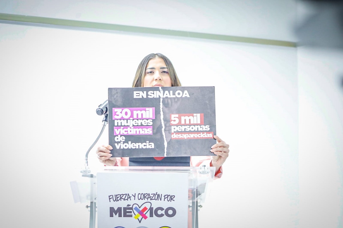 DEBATE| Pide Paloma Sánchez, un minuto de silencio por mujeres violentadas y desaparecidos en Sinaloa