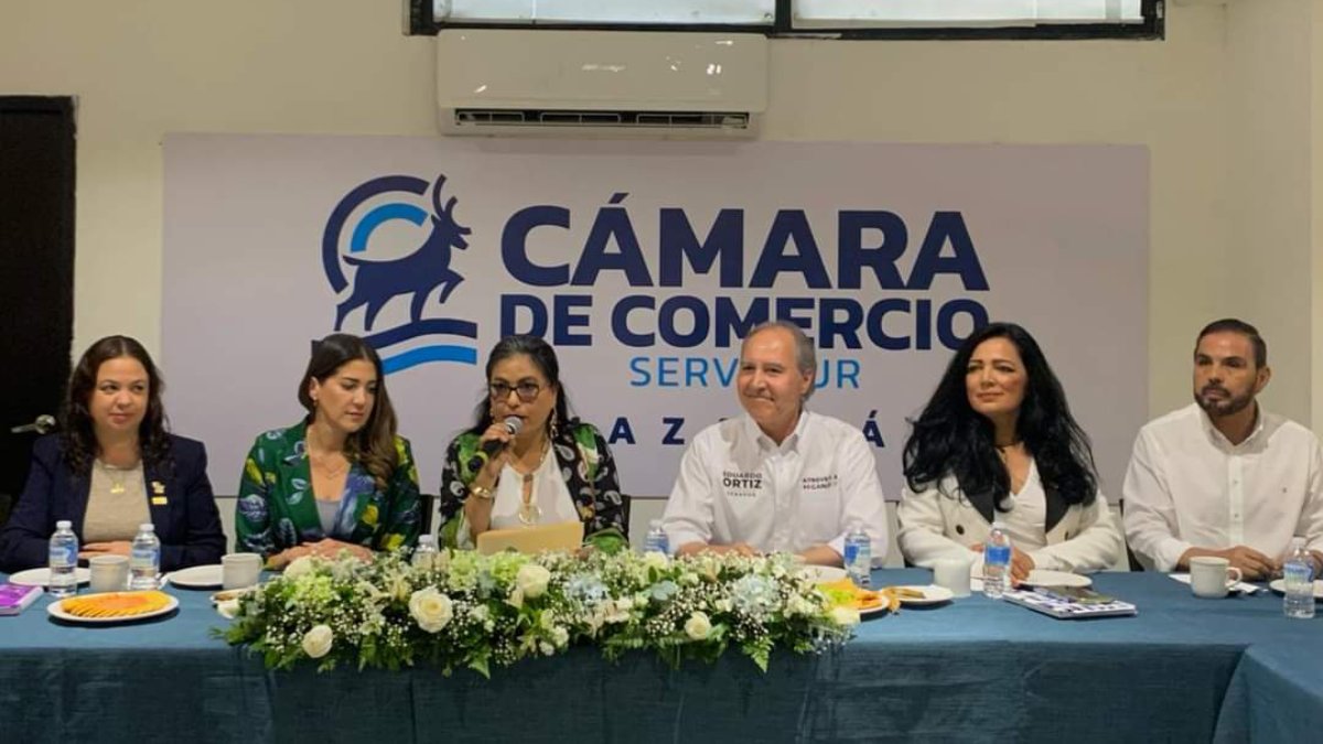 Se reúnen Paloma Sánchez y Eduardo Ortiz con la Canaco Mazatlán para un diálogo abierto y de propuestas