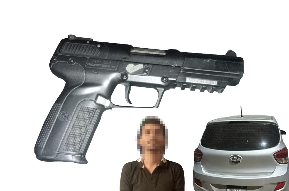 Tras disparos al aire, policías detienen a hombre empistolado en Culiacán