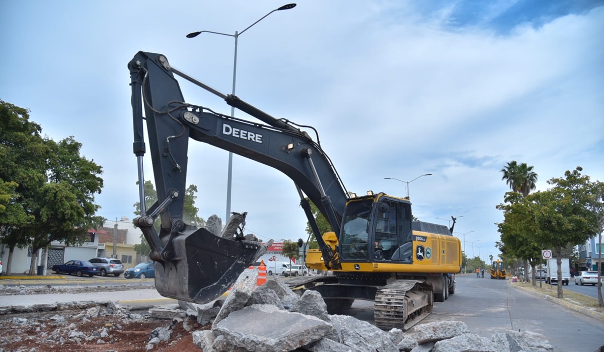 Rehabilitación del bulevar López Mateos en Los Mochis será con concreto hidráulico
