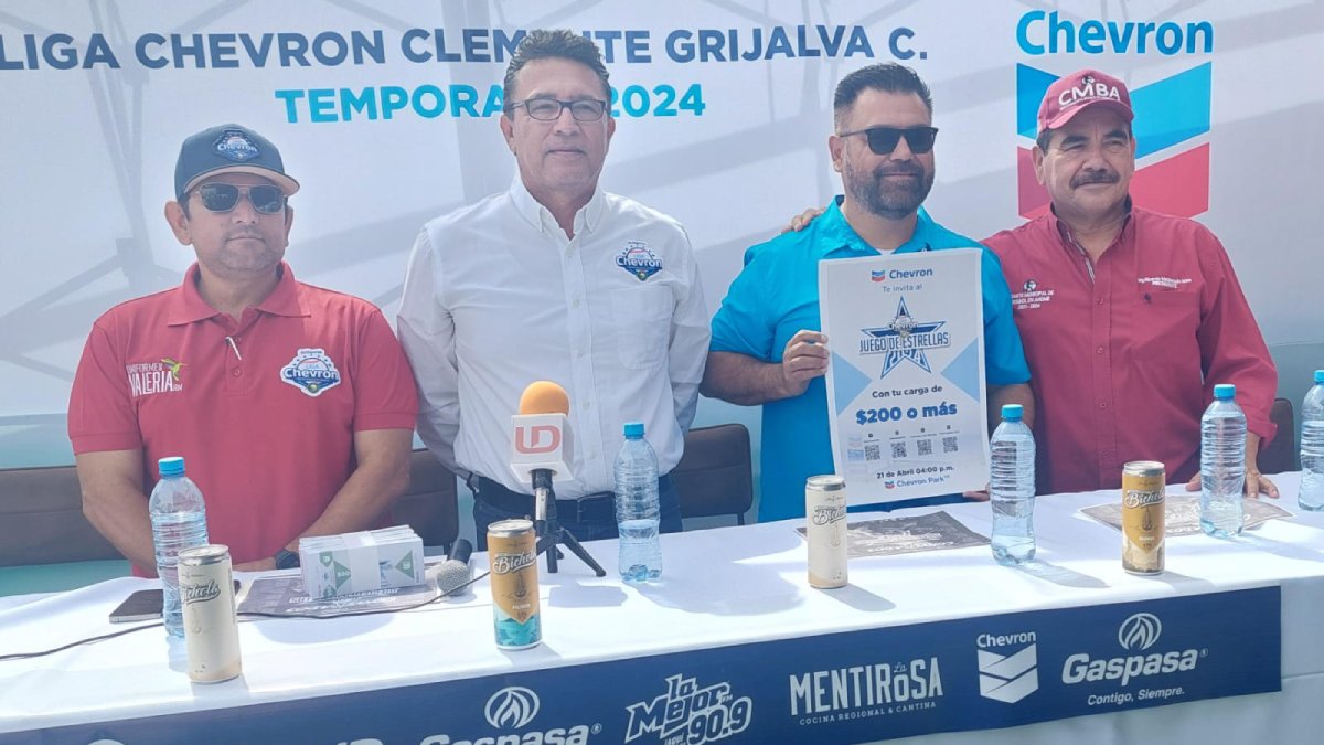 Confirman juego de Estrellas de la Chevron-Clemente Grijalva