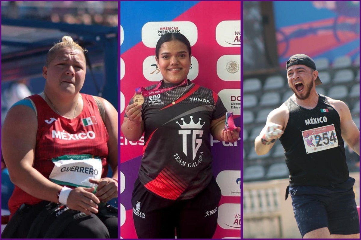 Tres sinaloenses representarán a México en el Mundial de Paratletismo en Japón