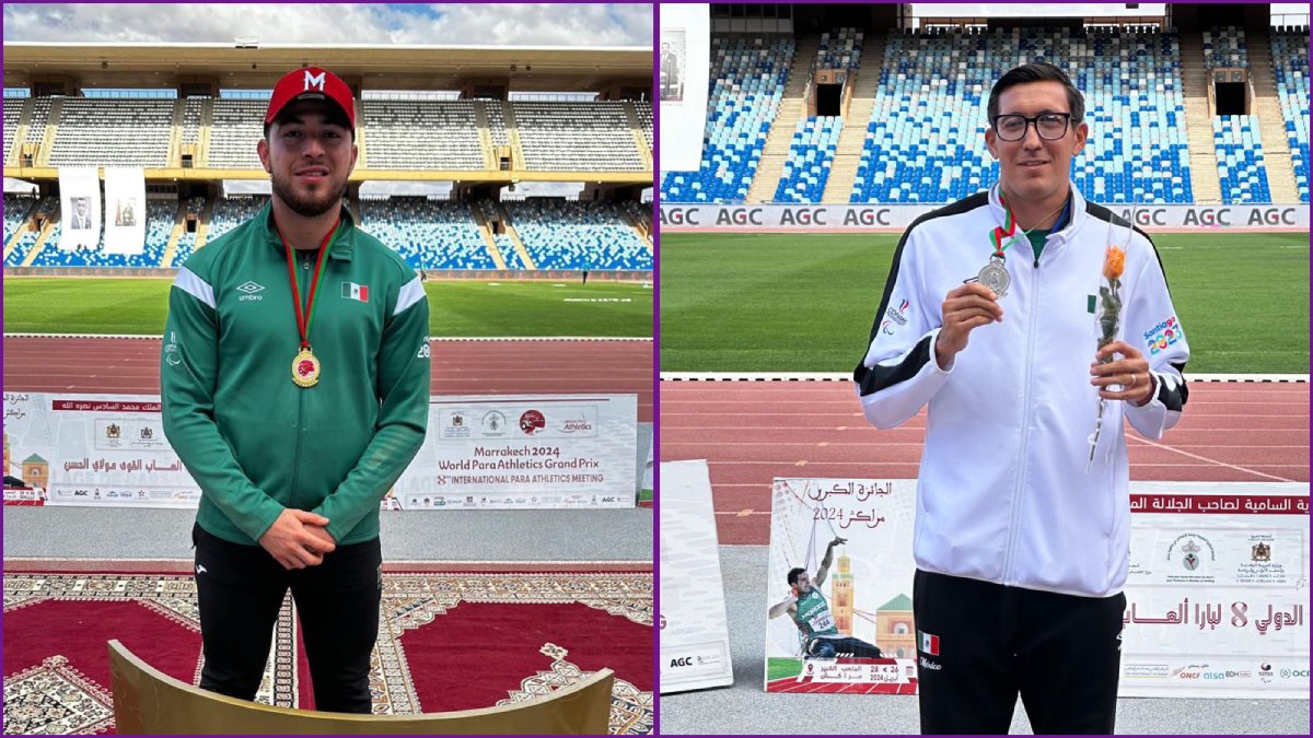 ¡Cerca de París 2024! Sinaloenses ganan medallas en Grand Prix de Paratletismo en Marruecos