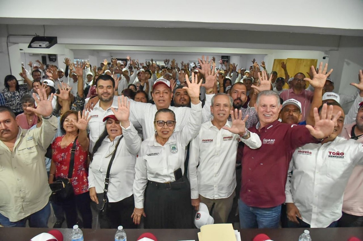 Los taxistas en Ahome se suman a Gerardo Vargas; dicen que van a votar 5 de 5 por Morena