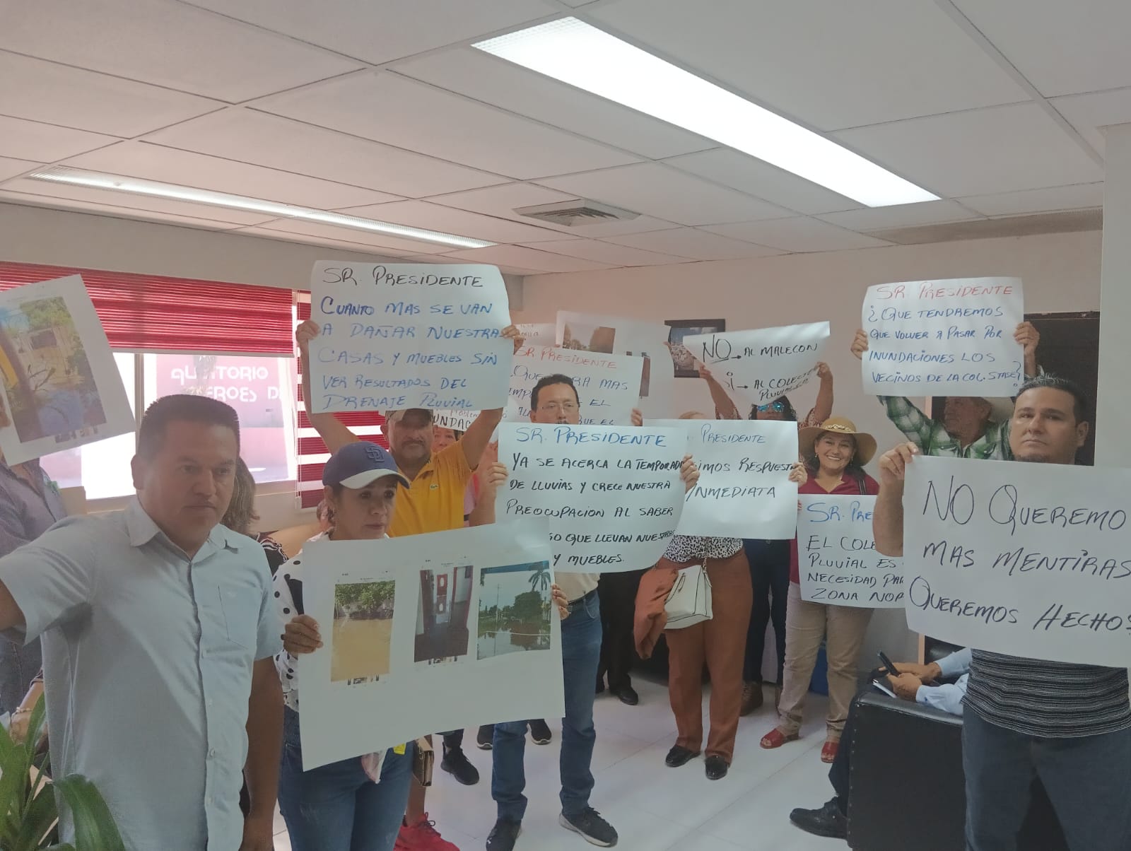 Vecinos de la colonia Stase en Guasave exigen colector pluvial antes que la continuación del Malecón
