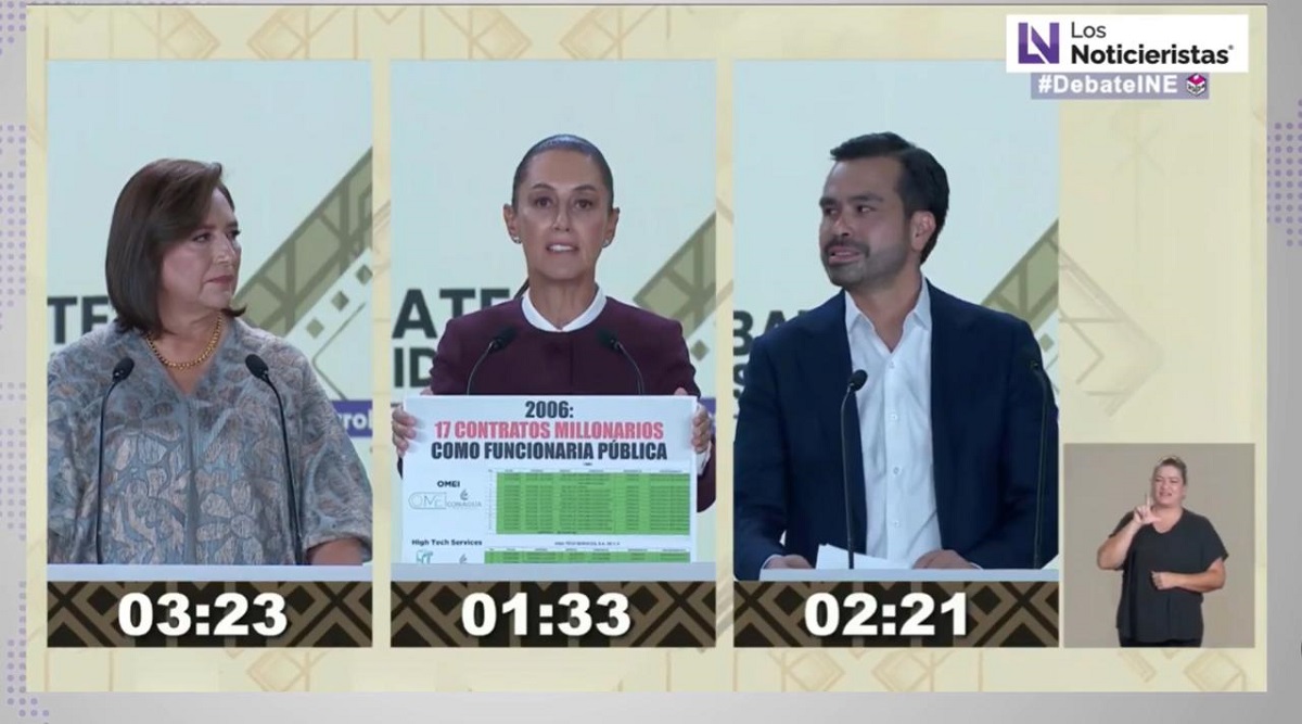 La candidata del PRIAN Xóchitl Gálvez solo se sirve del poder: Sheinbaum; destapa 17 contratos