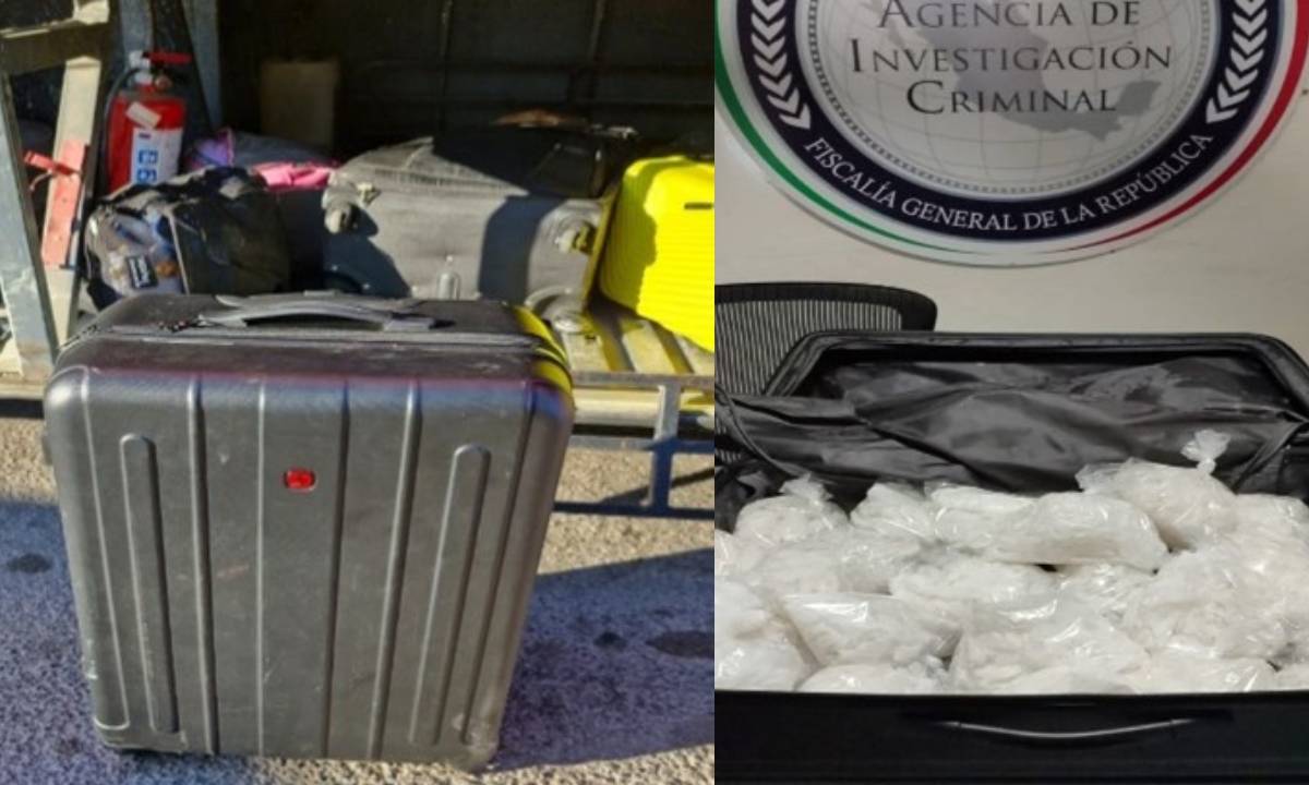 Autobús llevaba de equipaje más de 9 kilos de metanfetaminas fue detenido en Escuinapa