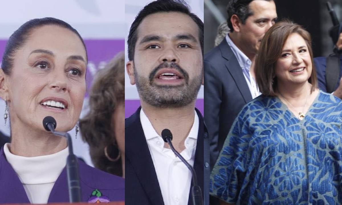 ‘Democracia y Gobierno’, llegan a sede del tercer debate presidencial Claudia, Xóchitl y Máynez