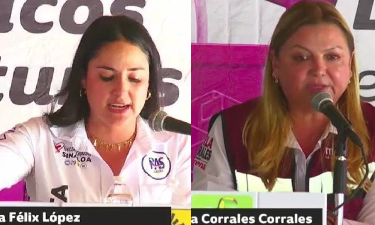 Martha Félix acusa durante debate a Claudia Corrales de usar empresa fantasma en su gestión en Cosalá