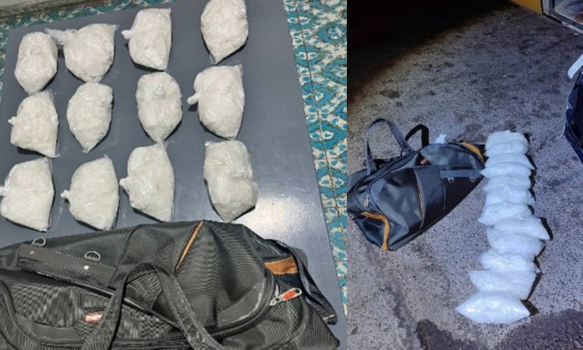 Autobús llevaba de equipaje más de 5 kilos de metanfetaminas, fue detenido en Escuinapa