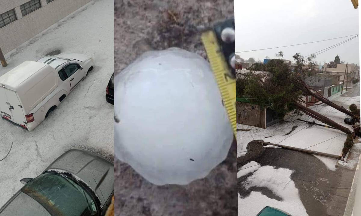 VIDEOS: Downburst, fenómeno que azotó en Puebla con fuertes lluvias y granizo