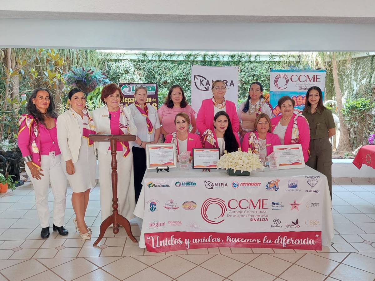 Reconoce CCME Sinaloa la trayectoria de tres mujeres empresarias galardonadas a nivel nacional