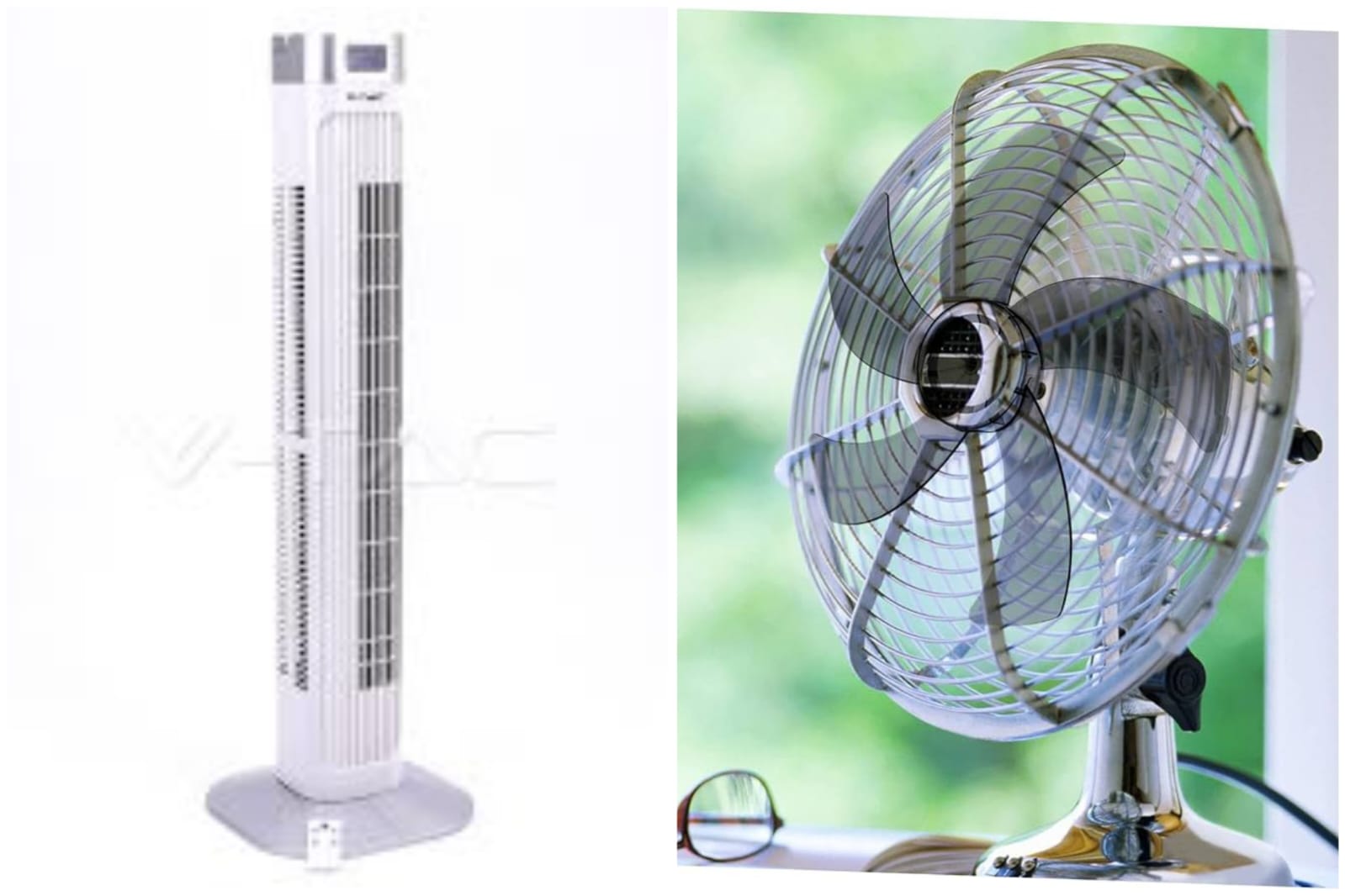 Ventilador de torre vs ventilador de aspas: ¿Cuál es la mejor opción para combatir el calor?