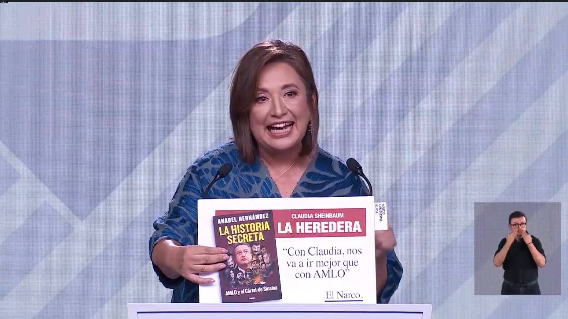 Moderador regaña a Xóchitl Gálvez por este motivo en el tercer debate presidencial