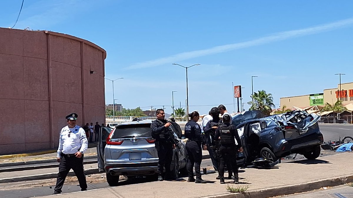 Aparatoso accidente en pleno Día de las Madres deja un muerto y tres lesionados en Culiacán