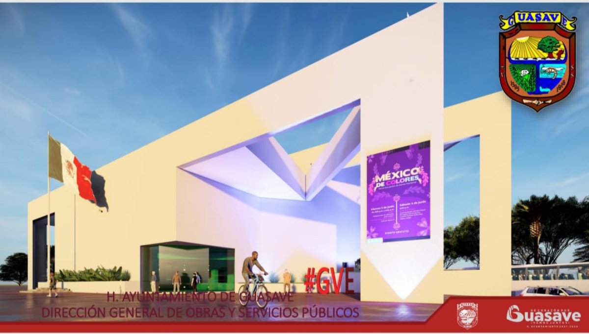 ¿Ya lo viste? Así quedará el auditorio Héroes de Sinaloa, en Guasave