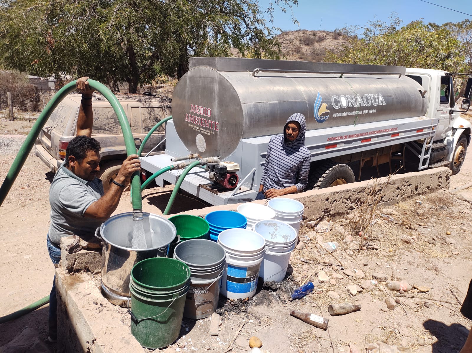 Aumenta el número de poblaciones en Ahome que tendrán que recibir agua en pipas