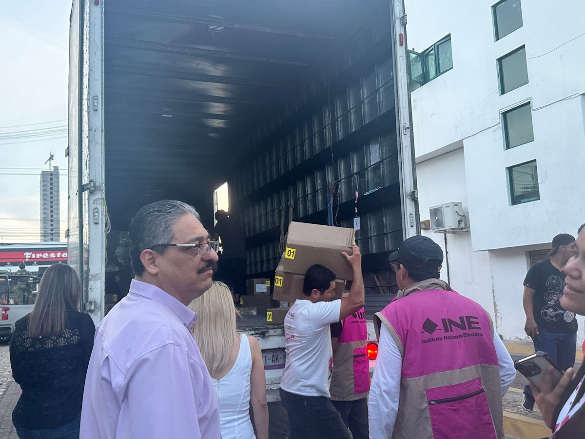 Comienza la fiesta electoral en Sinaloa llegan las primeras boletas a los distritos del INE