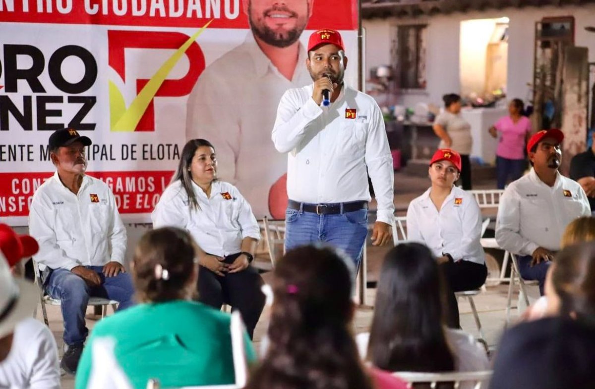 Candidato del PT renuncia a la candidatura de la alcaldía de Elota
