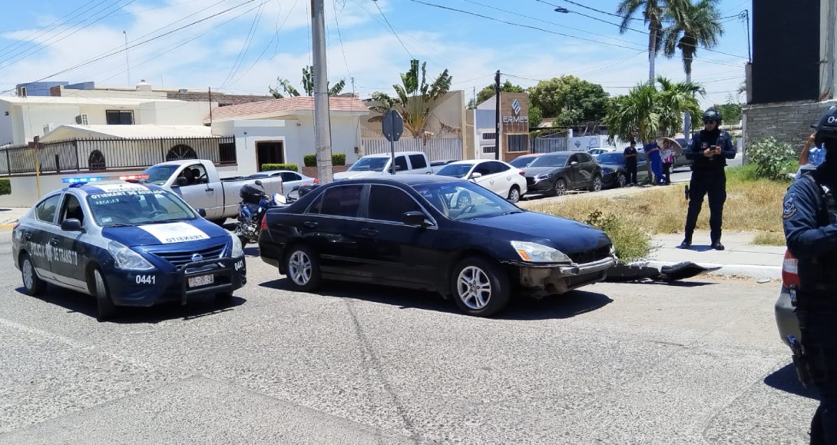 Carambola de tres unidades en Guasave deja daños materiales