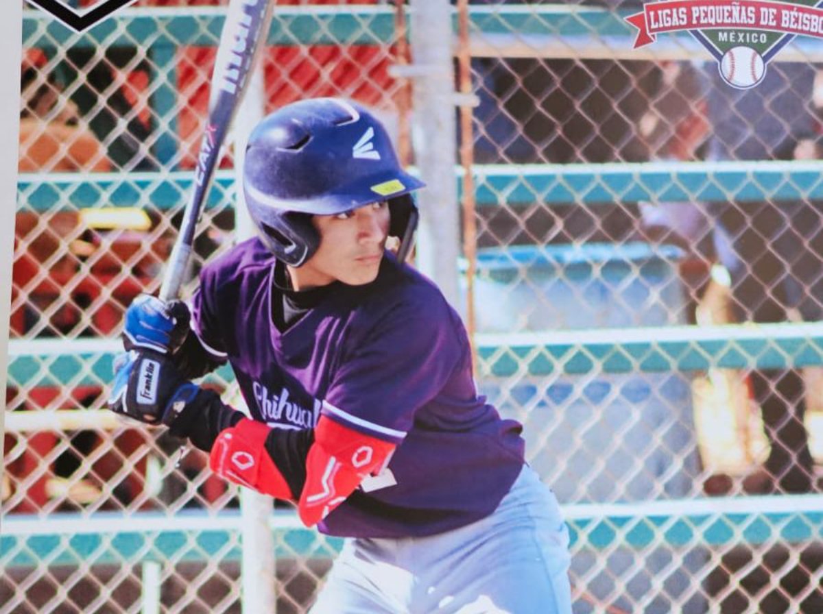 Representar a México sería algo increíble: Carlos Cruz, beisbolista del Nacional U12