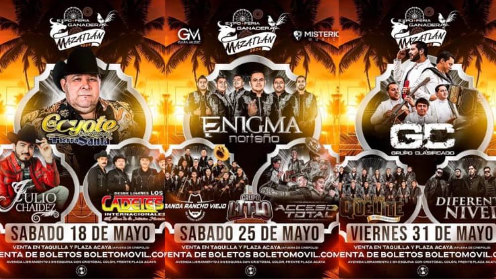 Lista la manifestación de reinas para arrancar la Expo Feria Ganadera Mazatlán 2024
