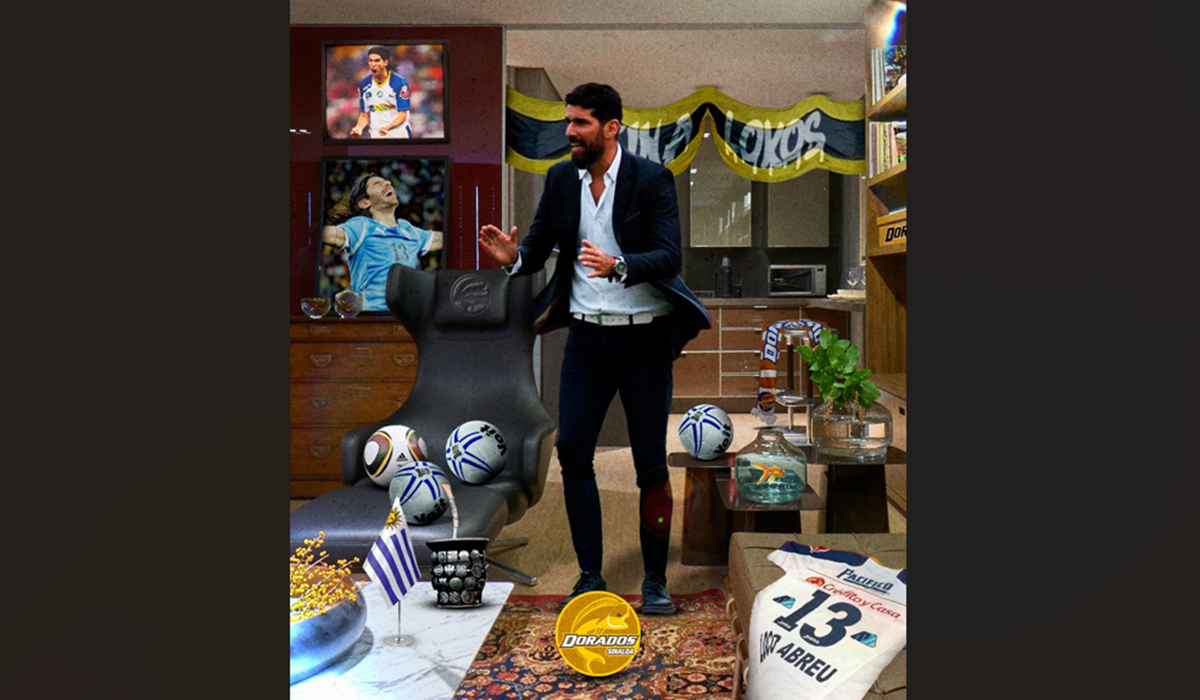 Dorados oficializa al ‘Loco’ Abreu como su nuevo director técnico