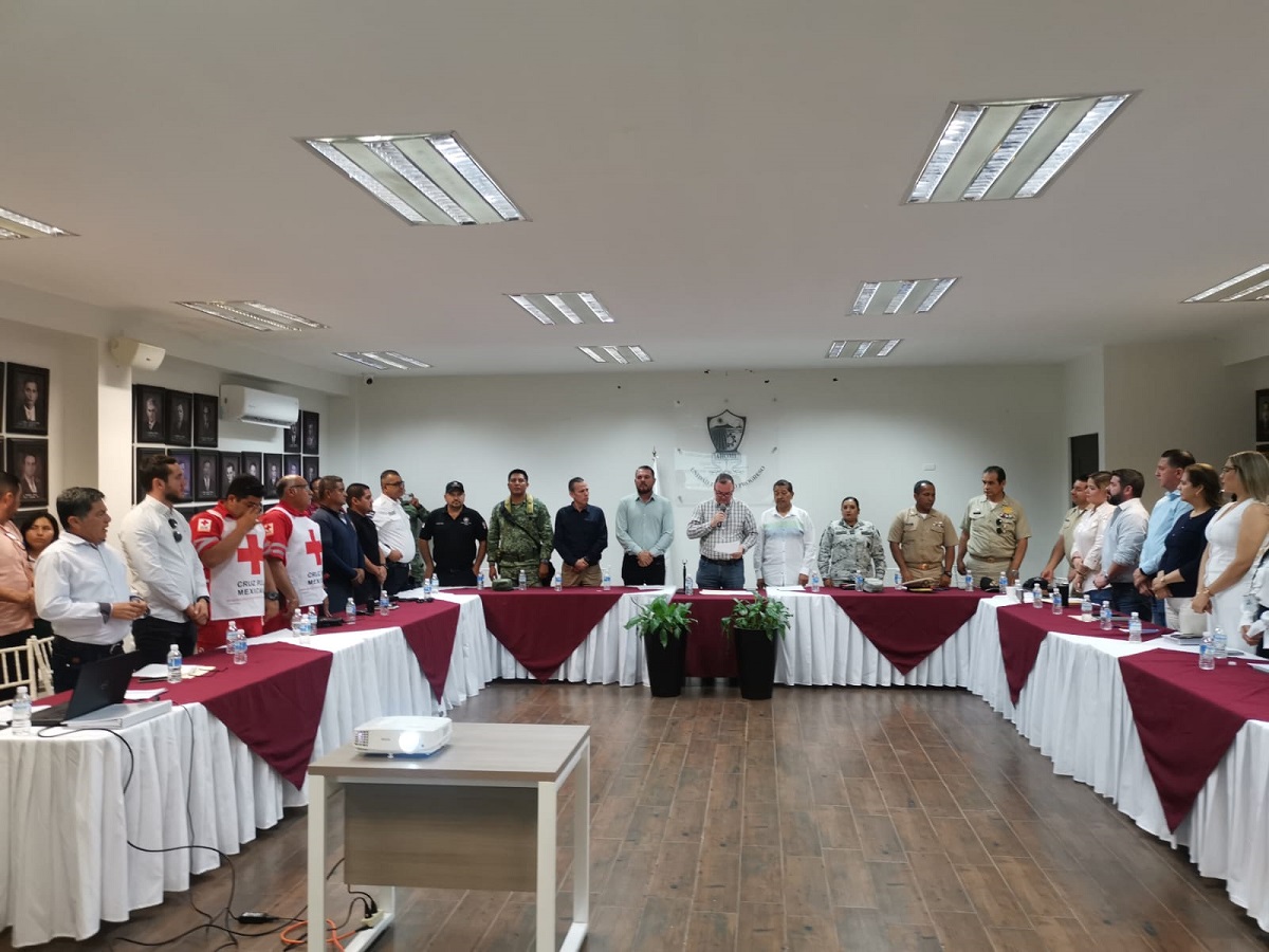 Instalan Consejo Municipal de Protección Civil en Ahome, ante la llegada de lluvias y huracanes