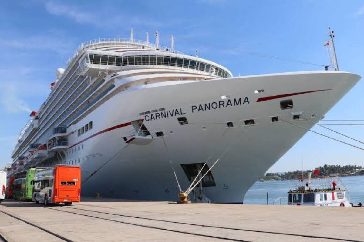 Arriba a Mazatlán el crucero Carnival Panorama con 4 mil 560 pasajeros